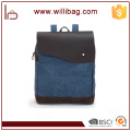 Factories Sale Genuine Leather Shoulder Bags For Man Canvas Messenger Bags